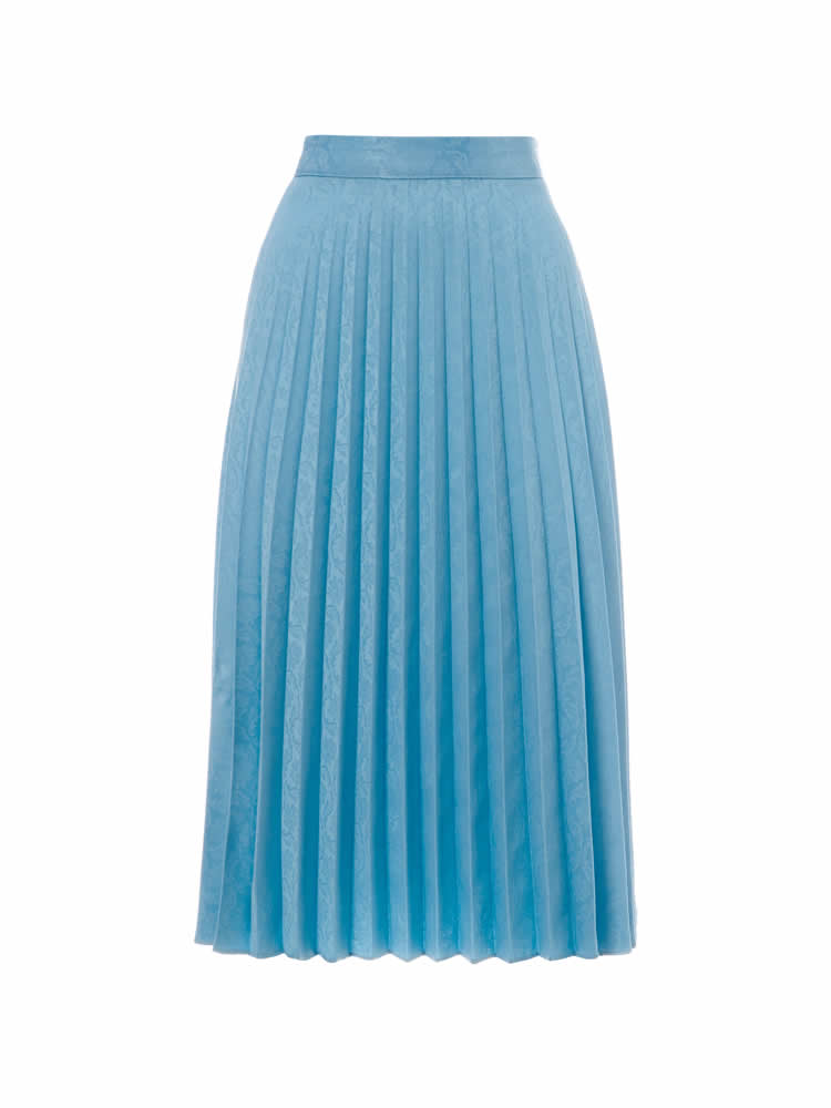 Φούστα πλισέ Baby Blue Skirt MILKWHITE