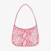 Τσάντα ώμου Lexi bag python pink GLYNIT