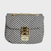Cube mini bag black gold ELENA ATHANASIOU