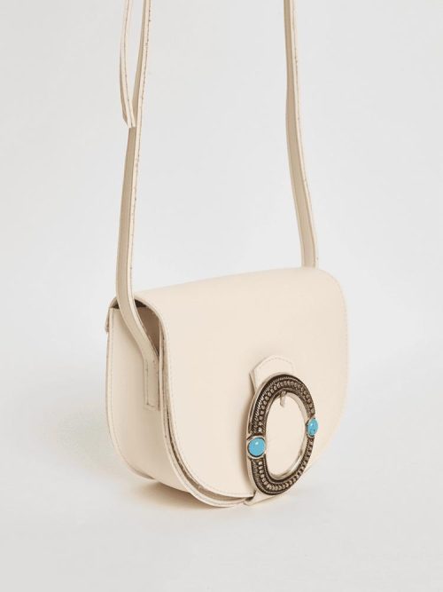 Alternative view of In the island crossbody cream  ELENA ATHANASIOU