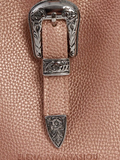 Alternative view of Belt up tiny bag rose gold ELENA ATHANASIOU