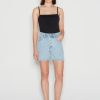Aquamarine denim light blue shorts NADIA RAPTI