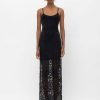 Evina long dress black MALLORY