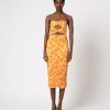 Irene midi dress orange FOREVER YOUNG
