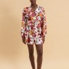 Spring bouquet mini linen dress EVELEYA