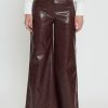 Ovina bordeaux croco pants MIX & MATCH