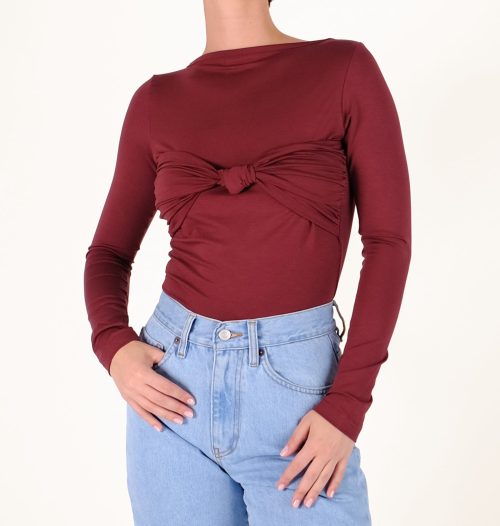 Lya maroon SALT & PEPPER