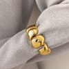 Ribbon gold bracelet 24k gold plated KALEIDO