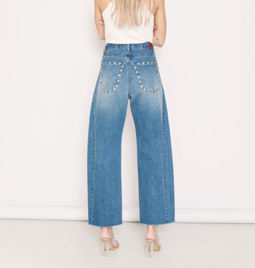 Alternative view of Gwen Medium Studded SALT & PEPPER