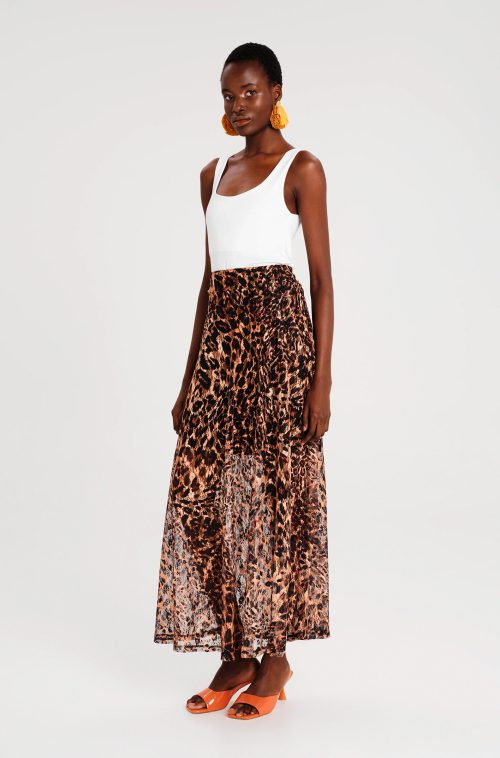 Alternative view of Pulse long skirt PEACE & CHAOS