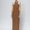 Tropic prive brown dress MALLORY