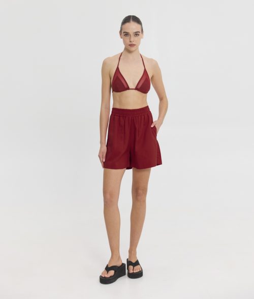 Cleo shorts wine SUNSET.GO