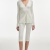 Femme knitted cardigan white NADIA RAPTI
