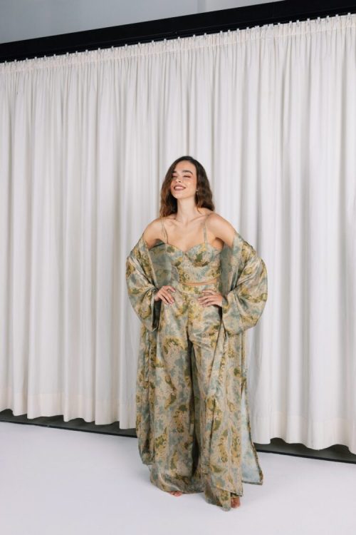 Alternative view of Hallie bustier ABSTRACTO