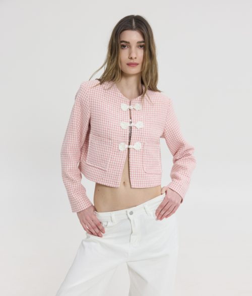 Lucie jacket pink SUNSET.GO