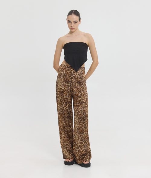 Maira printed pants animal SUNSET.GO