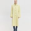 Ophelia long trench coat banana SUNSET.GO