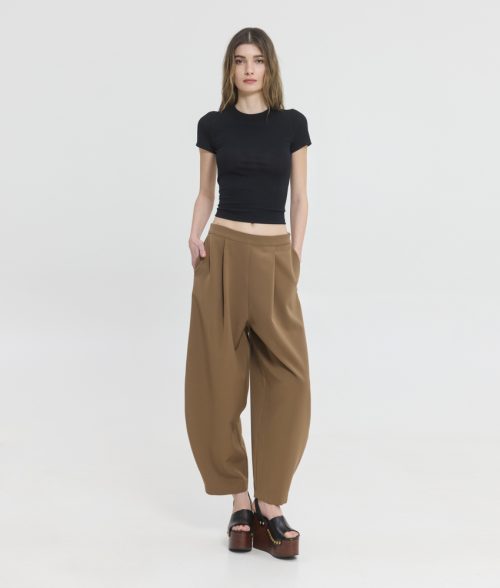 Alternative view of Phoibe balloon pants brown SUNSET.GO