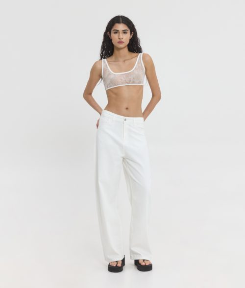 Alternative view of Rosa bralette white SUNSET.GO