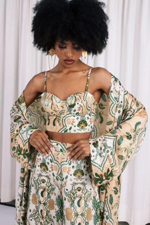 Alternative view of Shells bustier ABSTRACTO