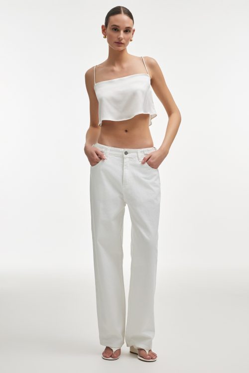 Taylor denim trousers off white NADIA RAPTI