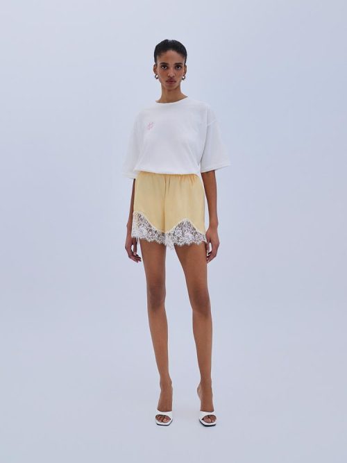 Shorts satin lace banana S6ELSO0084 COMBOS