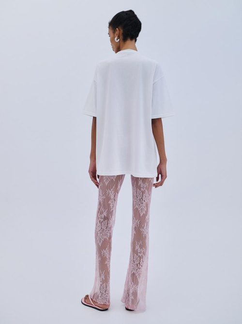 Alternative view of Trouser lace baby pink S6ELTR0079 COMBOS