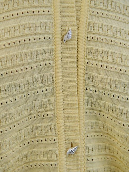 Alternative view of Cardigan polo yellow S6FACS0060 COMBOS