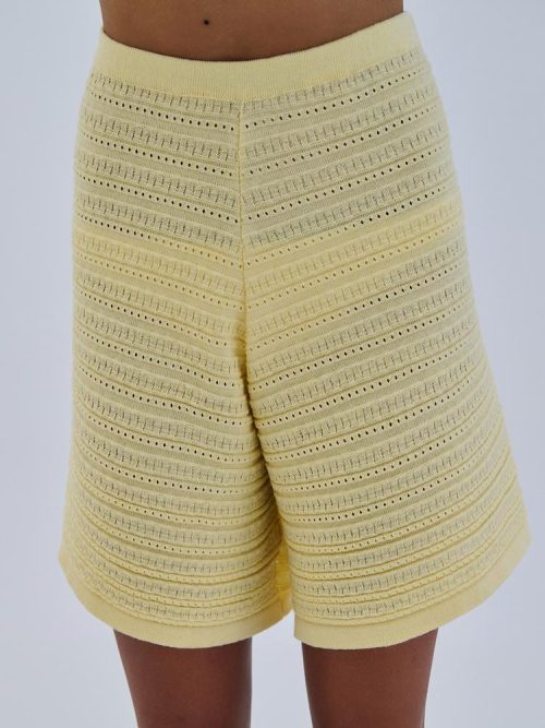Alternative view of Shorts knit yellow S6FASO0061 COMBOS