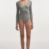 Anasa bodysuit grey NADIA RAPTI