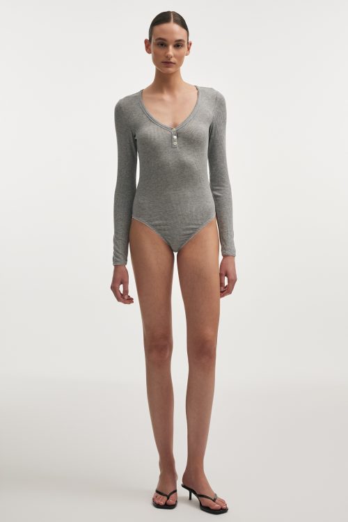 Anasa bodysuit grey NADIA RAPTI