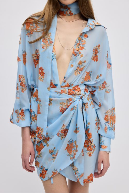 Alternative view of Erato mini wrap skirt CIEL CONCEPT