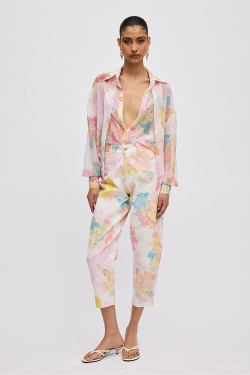 Floral mist oversized shirt CIEL CONCEPT